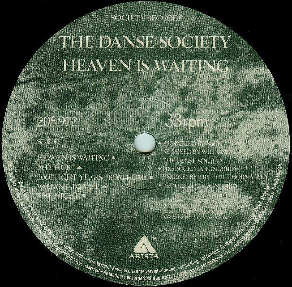 The Danse Society - Heaven Is Waiting