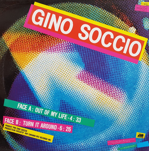 Gino Soccio - She's Gone Out Of My Life