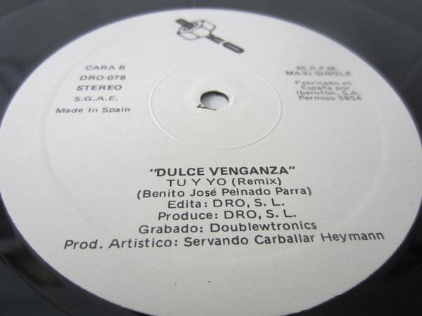 Dulce Venganza - Tu Y Yo