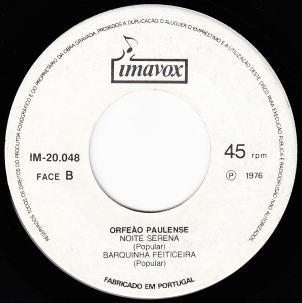 Orfeão Paulense - Paul Do Mar
