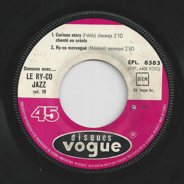 Le Ry-Co Jazz - Dansons Avec Le Ry-Co Jazz Vol. 19