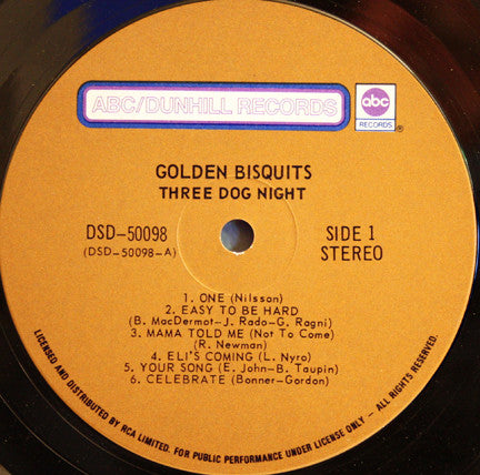 Three Dog Night - Golden Bisquits