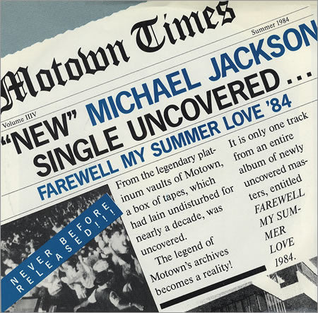 Michael Jackson - Farewell My Summer Love