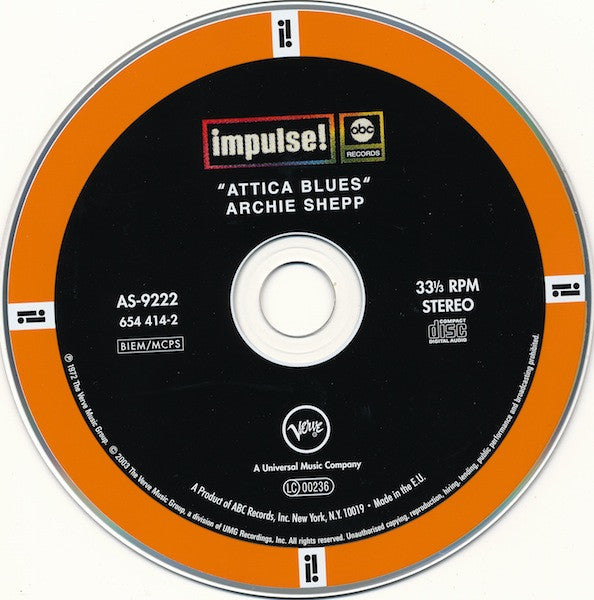 Archie Shepp - Attica Blues