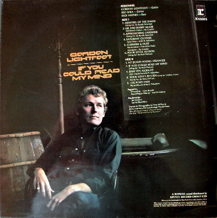 Gordon Lightfoot - If You Could Read My Mind