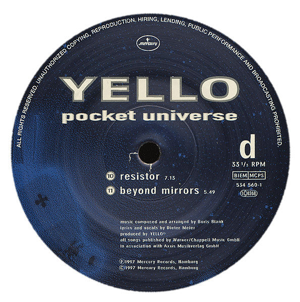 Yello - Pocket Universe