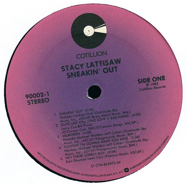 Stacy Lattisaw - Sneakin' Out