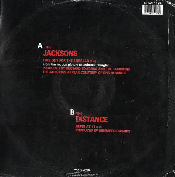 The Jacksons / The Distance (2) - Time Out For The Burglar / News At 11 (From The Motion Picture Soundtrack "Burglar")