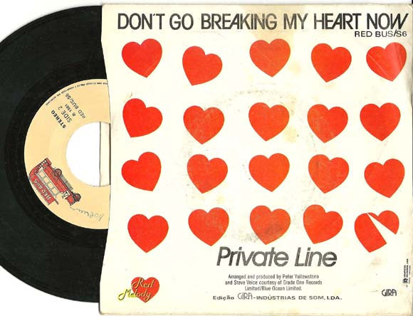 Private Line (2) - Don't Go Breaking My Heart Now