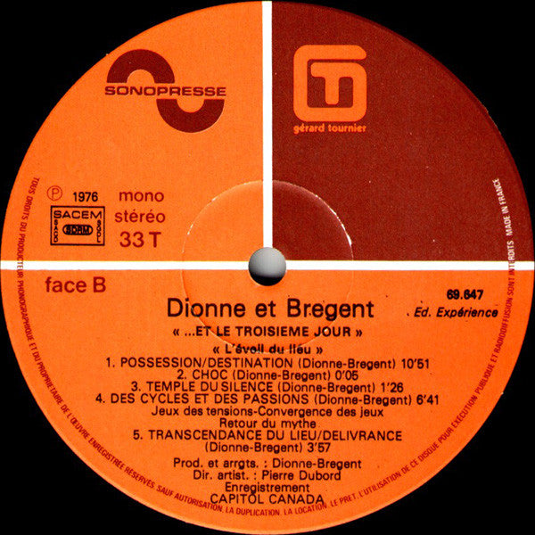 Dionne-Brégent - ...Et Le Troisième Jour
