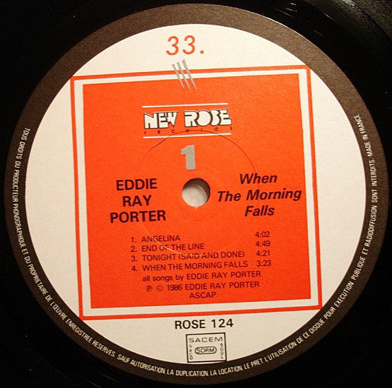 Eddie Ray Porter - When The Morning Falls