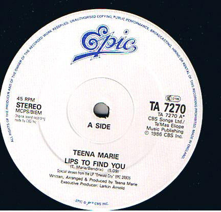 Teena Marie - Lips To Find You