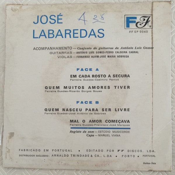 José Labaredas - Em Cada Rosto a Secura