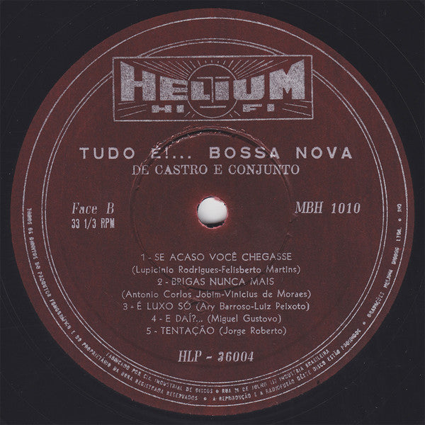 De Castro, E Seu Conjunto - Tudo É!... Bossa Nova