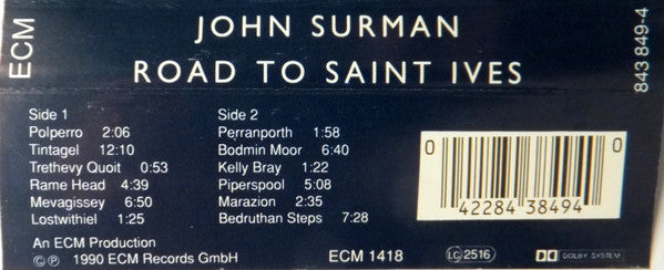John Surman - Road To Saint Ives