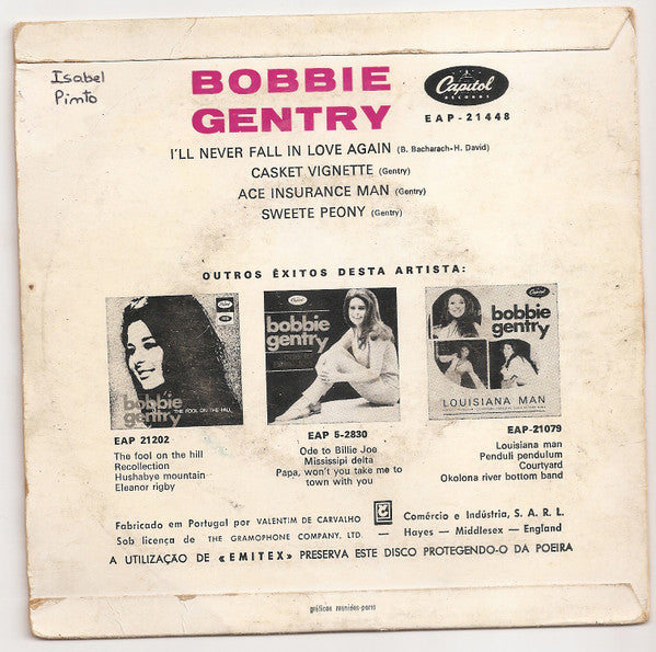 Bobbie Gentry - I'll Never Fall In Love Again