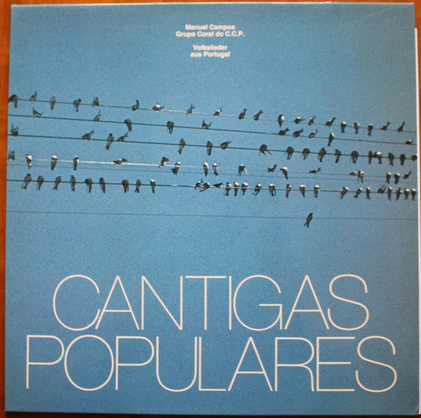 Manuel S. Campos, Grupo Cultural Português De Frankfurt - Cantigas Populares