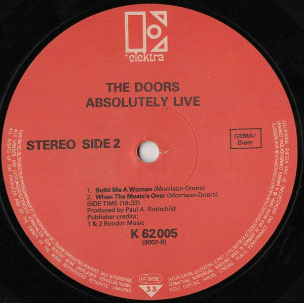 The Doors - Absolutely Live