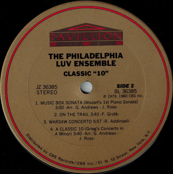 The Philadelphia Luv Ensemble - Classic "10"