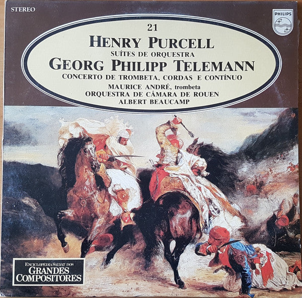 Henry Purcell / Georg Philipp Telemann / Orchestre De Chambre De Rouen, Albert Beaucamp, Maurice André - Suítes De Orquestra / Concerto De Trombeta, Cordas E Contínuo