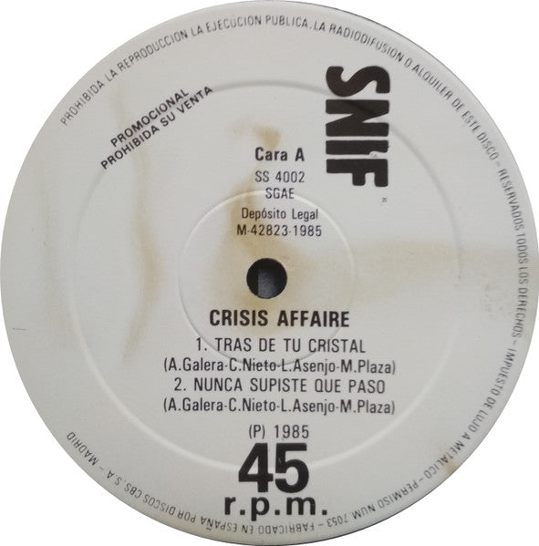 Crisis Affair - Tras De Tu Cristal...
