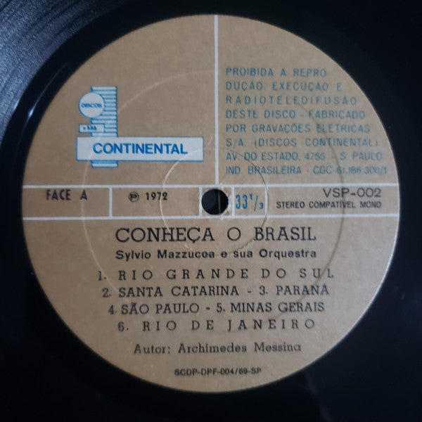 Sylvio Mazzucca E Sua Orquestra - Conheça O Brasil