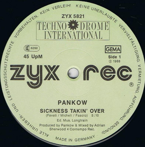 Pankow - Sickness Takin' Over / Boys And Girls