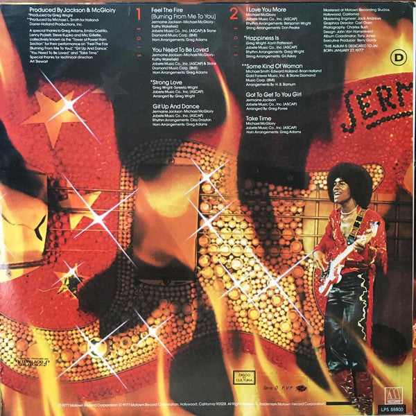 Jermaine Jackson - Feel The Fire