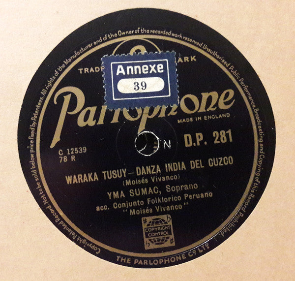 Yma Sumac - Cholo Traicionero / Waraka Tusuy