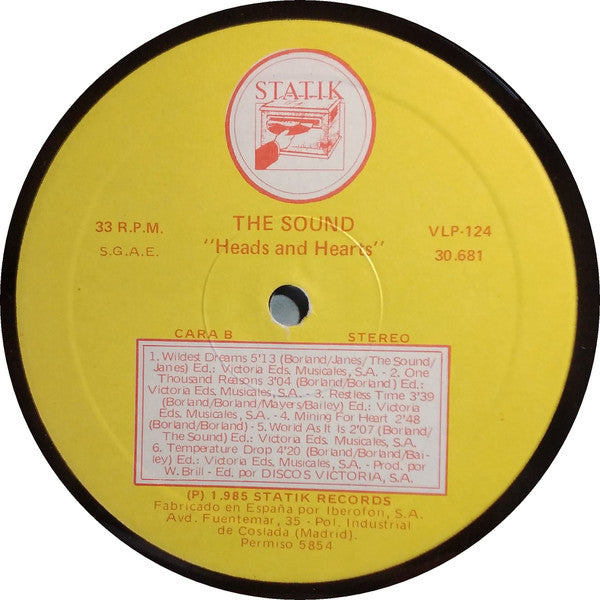 The Sound (2) - Heads And Hearts