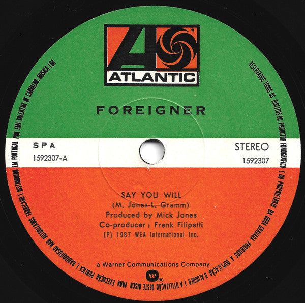 Foreigner - Say You Will