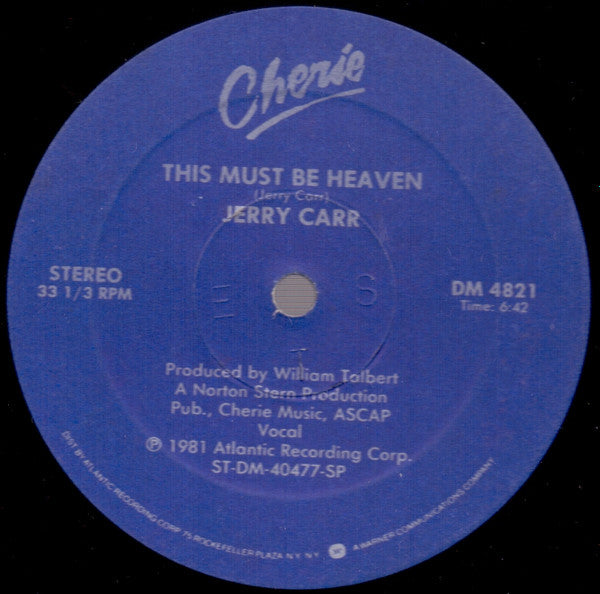 Jerry Carr - This Must Be Heaven