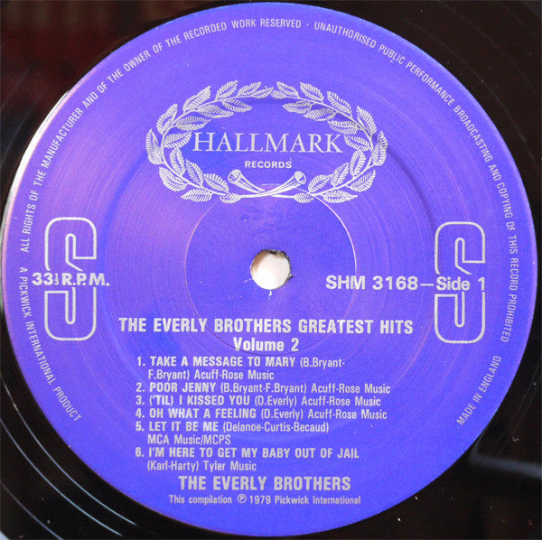 Everly Brothers - Greatest Hits Vol. 2