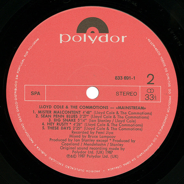 Lloyd Cole & The Commotions - Mainstream