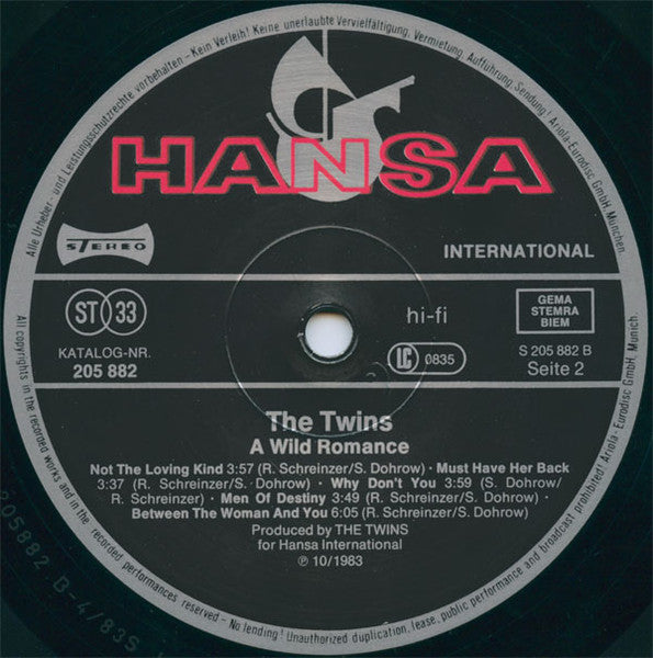 The Twins - A Wild Romance