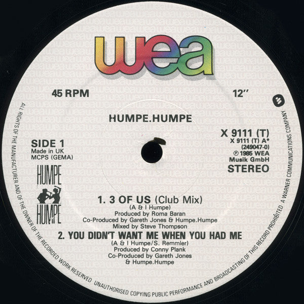 Humpe Humpe - 3 Of Us (Special-Mixes)