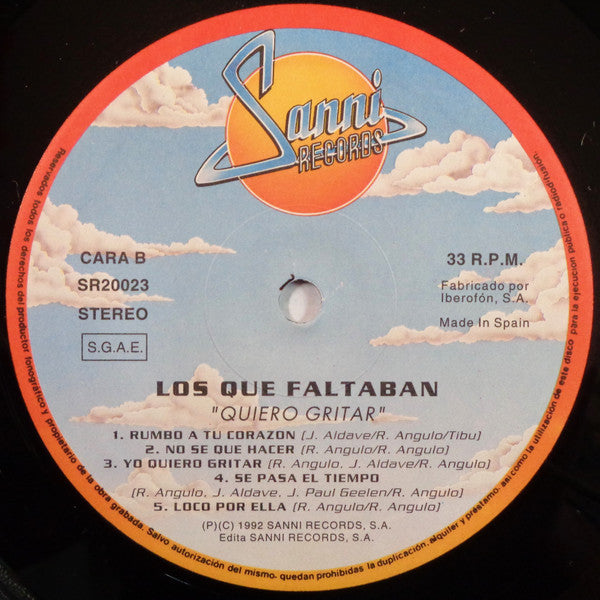 Los Que Faltaban - Quiero Gritar