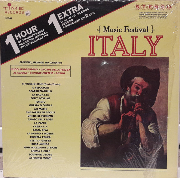 Hugo Montenegro, Chorus Della Piazza, Al Caiola, Dominic Cortese, Luciano Bellini - Music Festival: Italy