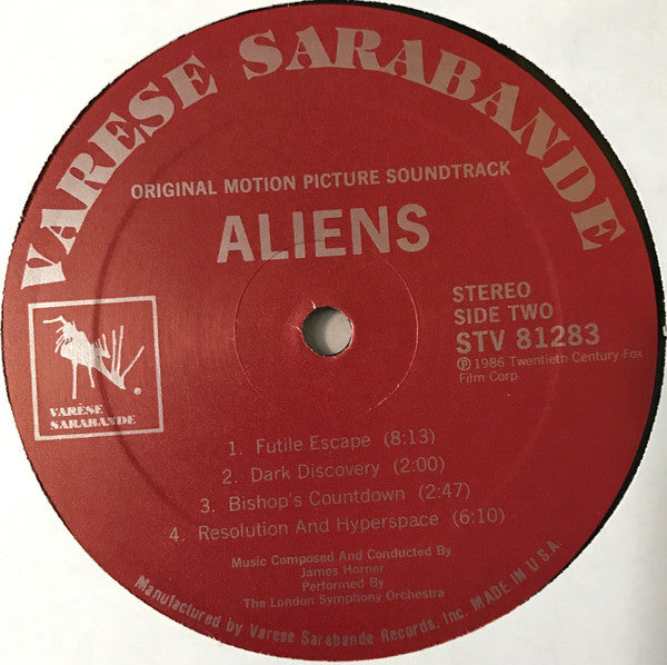 James Horner - Aliens (Original Motion Picture Soundtrack)