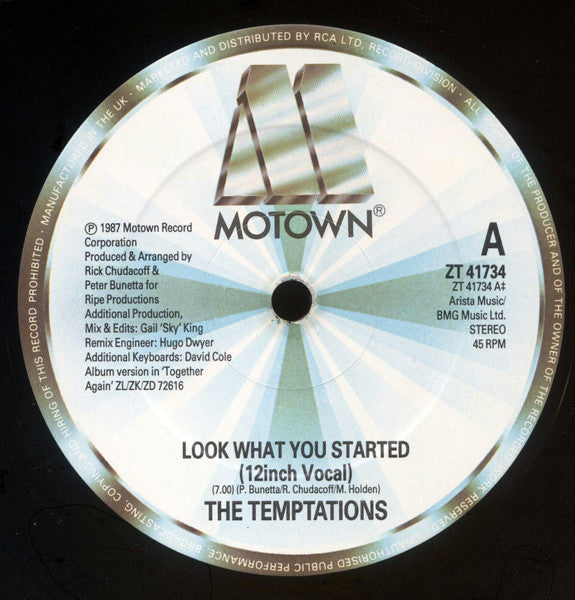 The Temptations - Look What You Started