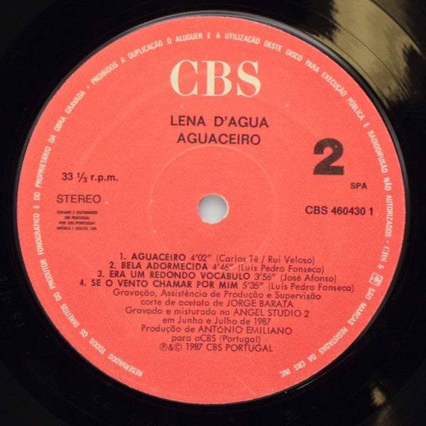 Lena D'Água - Aguaceiro