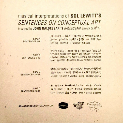 Various - Songs On Conceptual Art