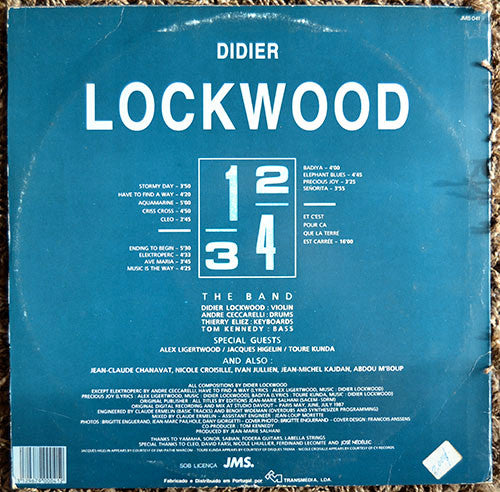 Didier Lockwood - 1.2.3.4