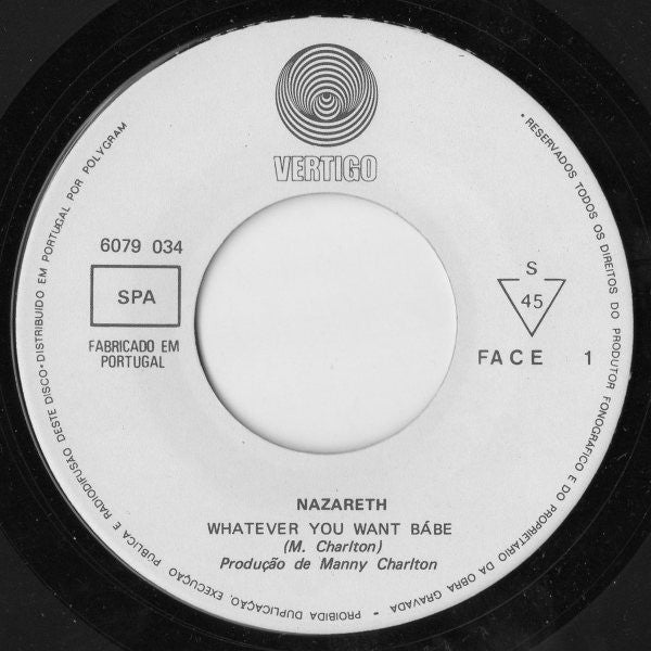 Nazareth (2) - Whatever You Want Babe