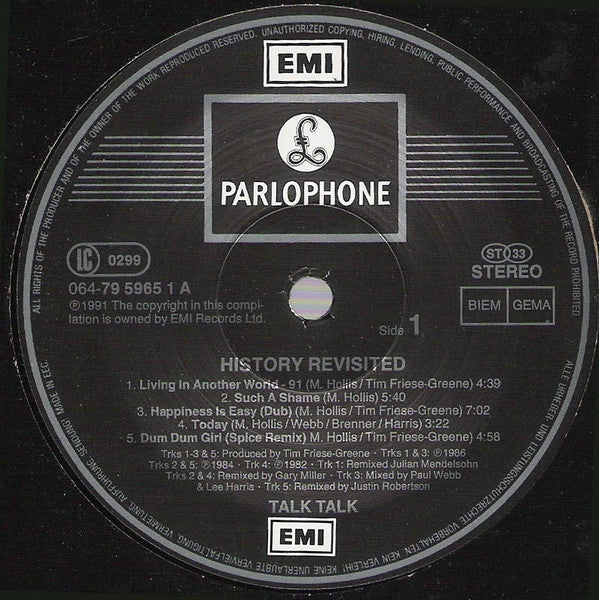 Talk Talk - History Revisited - The Remixes