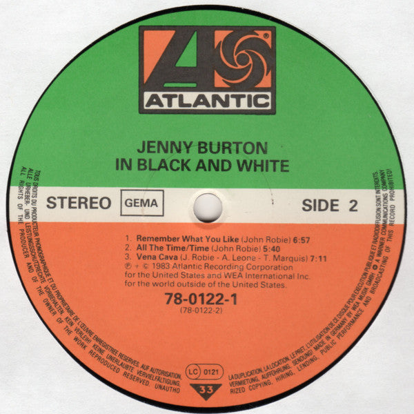 Jenny Burton - In Black And White
