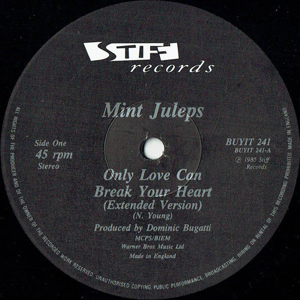 Mint Juleps - Only Love Can Break Your Heart