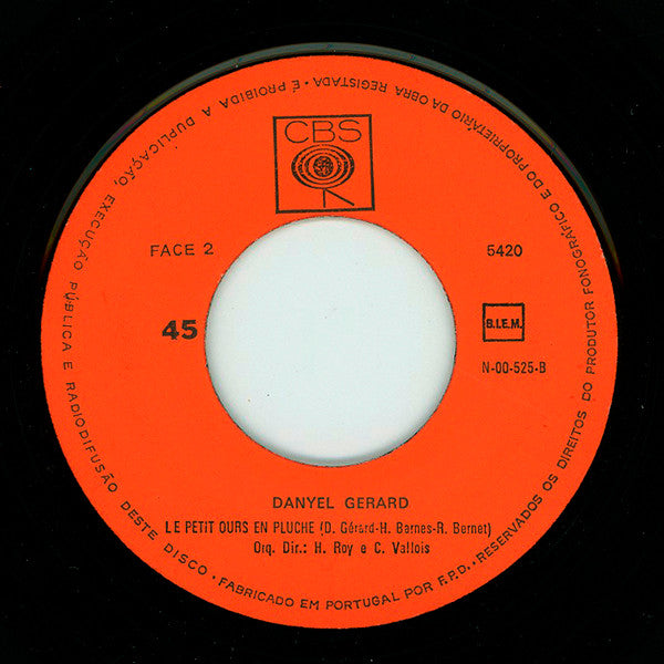 Danyel Gérard - Butterfly / Le Petit Ours En Pluche