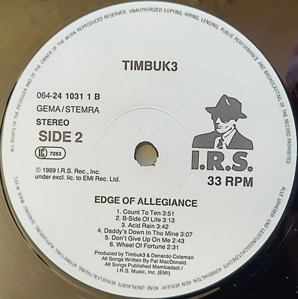 Timbuk 3 - Edge Of Allegiance