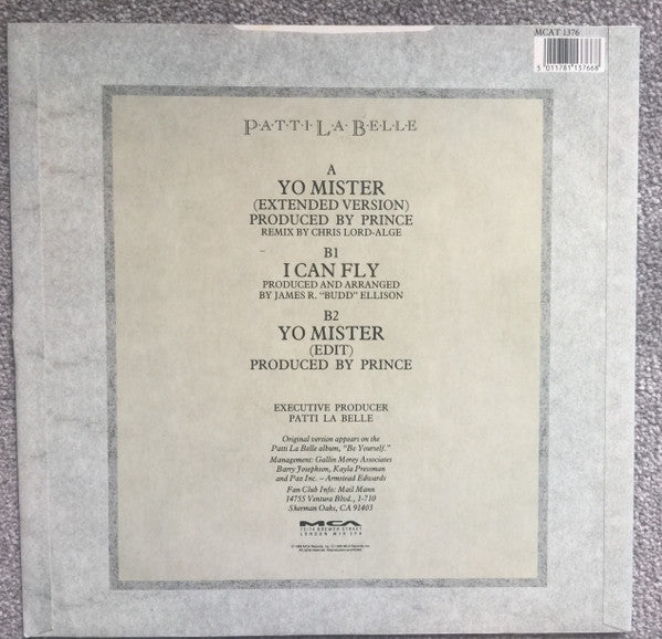 Patti LaBelle - Yo Mister